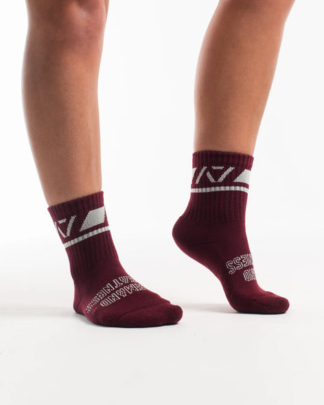 Crew Socks - DG23 Ivory Rose