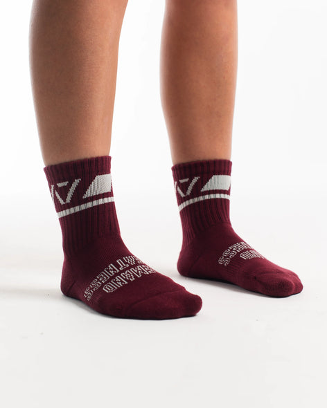 Crew Socks - DG23 Ivory Rose