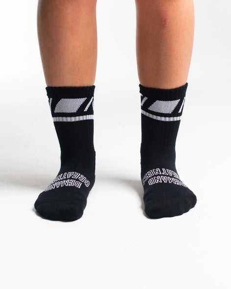 Crew Socks - DG23 Domino Black