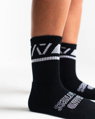 Crew Socks - DG23 Domino Black