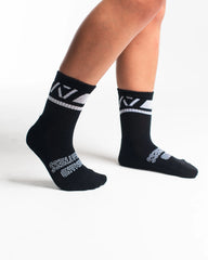 Crew Socks - DG23 Domino Black