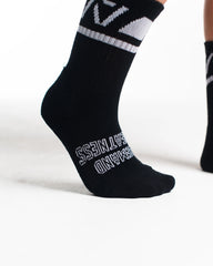 Crew Socks - DG23 Domino Black