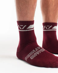 Crew Socks - DG23 Ivory Rose