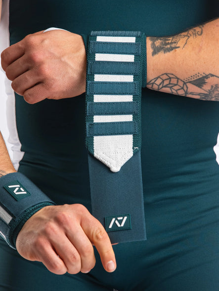 Zebra Wrist Wraps - Emerald Foras