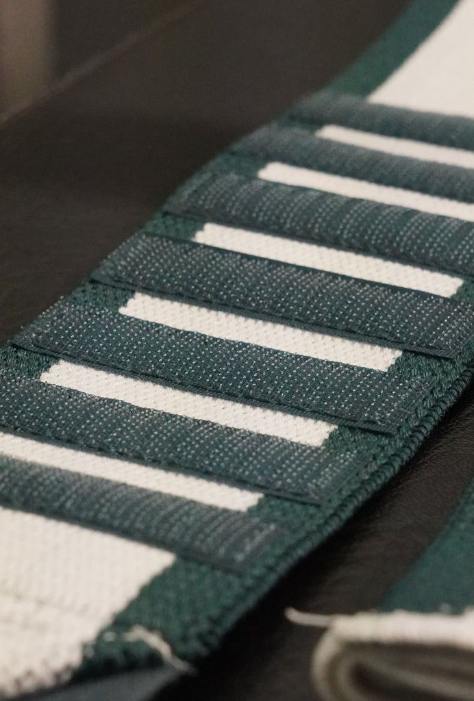 Zebra Wrist Wraps - Emerald Foras