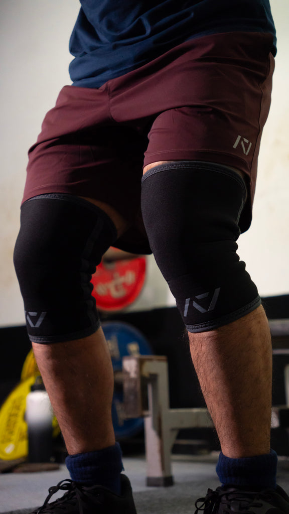 Hourglass Stiff Knee Sleeves - Shadow Stone