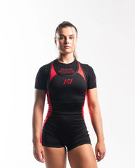 Luno Women's Singlet - Red Dawn