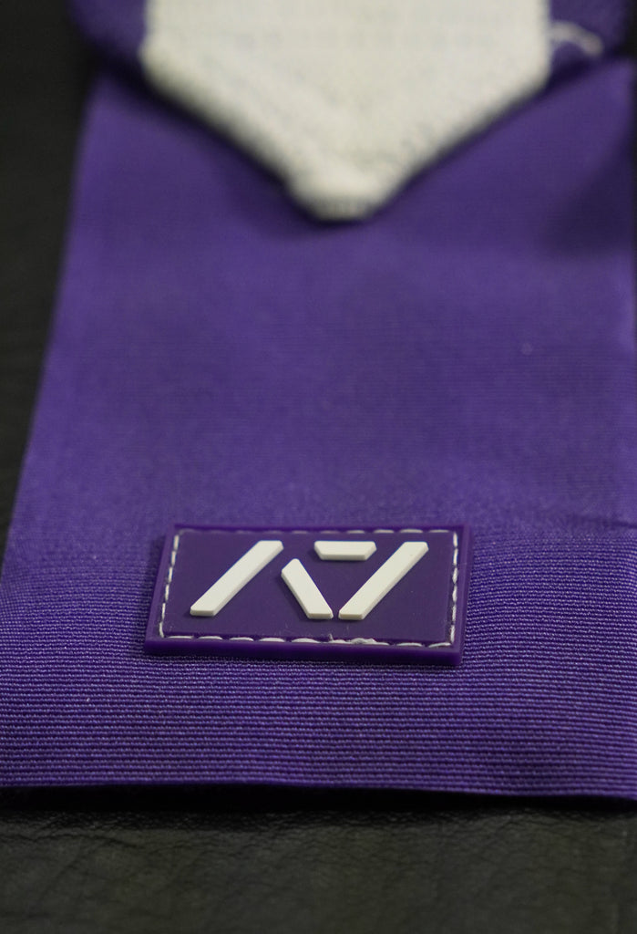 Zebra Wrist Wraps - Purple
