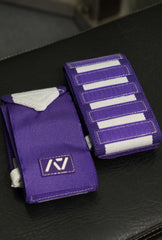Zebra Wrist Wraps - Purple