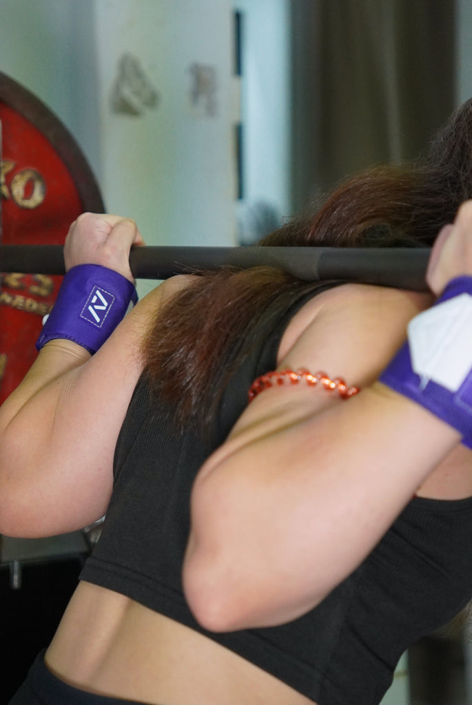Zebra Wrist Wraps - Purple